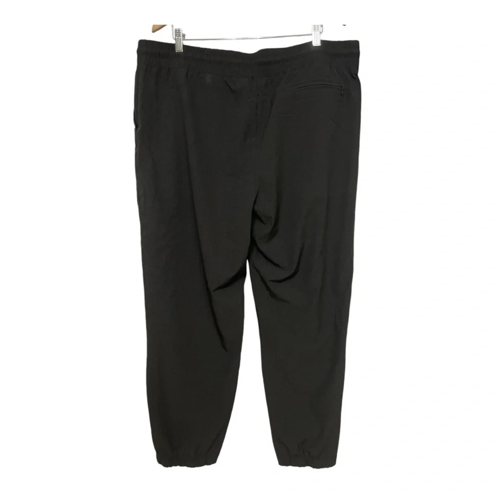 Banana Republic Men Black Nylon Drawstring Joggers Size XL